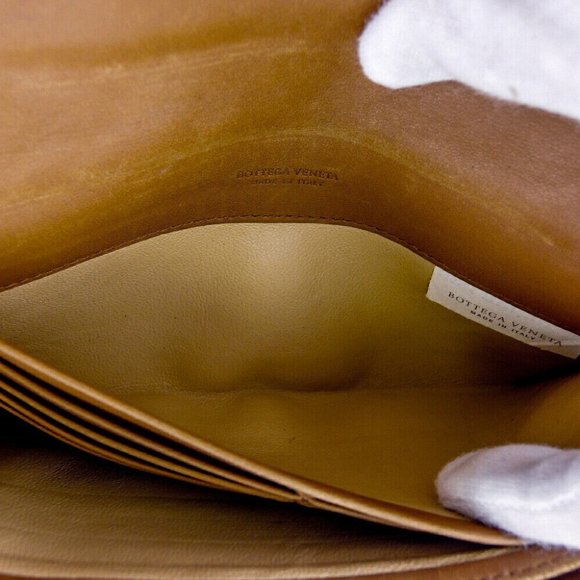 BOTTEGA VENETA Long Wallet Intrecciato Leather Authentic USED - Picture 7 of 10